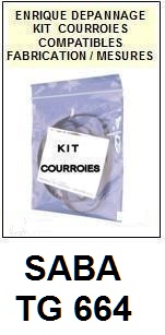 SABA-TG664-COURROIES-ET-KITS-COURROIES-COMPATIBLES