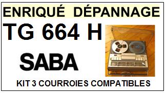 SABA-TG664H-COURROIES-COMPATIBLES