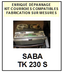 SABA-TK230S-COURROIES-COMPATIBLES