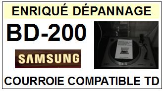 SAMSUNG-BD200 BD-200-COURROIES-ET-KITS-COURROIES-COMPATIBLES