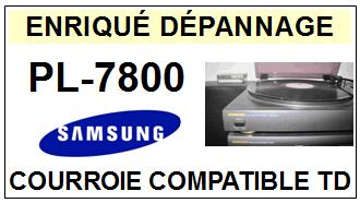 SAMSUNG-PL7800 PL-7800-COURROIES-COMPATIBLES