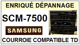 SAMSUNG-SCM7500 SCM-7500-COURROIES-COMPATIBLES