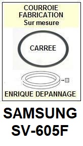 SAMSUNG-SV605F SV-605F-COURROIES-ET-KITS-COURROIES-COMPATIBLES