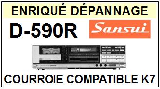SANSUI-D590R D-590R-COURROIES-COMPATIBLES