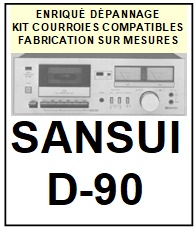 SANSUI-D90 D-90-COURROIES-ET-KITS-COURROIES-COMPATIBLES