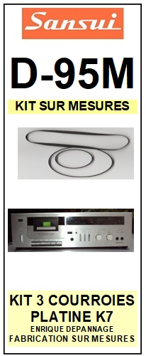 SANSUI-D95M D-95M-COURROIES-COMPATIBLES