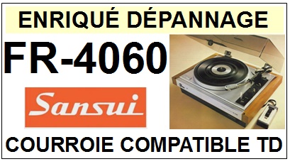 SANSUI-FR4060-COURROIES-COMPATIBLES