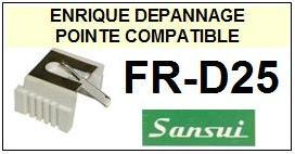 SANSUI-FRD25  FR-D25-POINTES-DE-LECTURE-DIAMANTS-SAPHIRS-COMPATIBLES