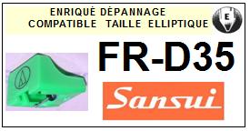 SANSUI-FRD35 FR-D35-POINTES-DE-LECTURE-DIAMANTS-SAPHIRS-COMPATIBLES