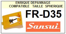 SANSUI-FRD35  FR-D35-POINTES-DE-LECTURE-DIAMANTS-SAPHIRS-COMPATIBLES