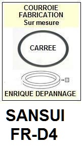 SANSUI-FRD4 FR-D4-COURROIES-COMPATIBLES
