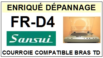 SANSUI-FRD4 FR-D4-COURROIES-COMPATIBLES