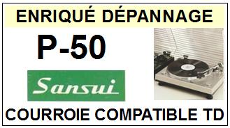 SANSUI-P50 P-50-COURROIES-ET-KITS-COURROIES-COMPATIBLES