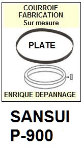 SANSUI-P900 P-900-COURROIES-COMPATIBLES