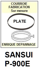 SANSUI-P900E P-900E-COURROIES-COMPATIBLES
