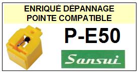 SANSUI-PE50  P-E50-POINTES-DE-LECTURE-DIAMANTS-SAPHIRS-COMPATIBLES
