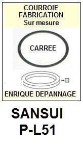 SANSUI-PL51 P-L51-COURROIES-ET-KITS-COURROIES-COMPATIBLES