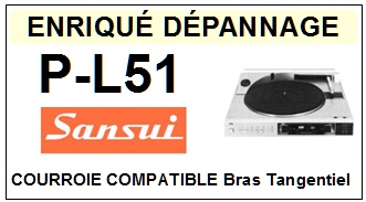 SANSUI-PL51 P-L51-COURROIES-COMPATIBLES