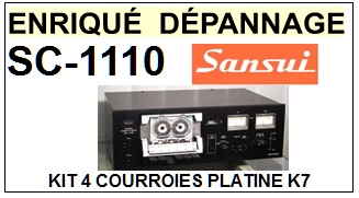 SANSUI-SC1110 SC-110-COURROIES-COMPATIBLES