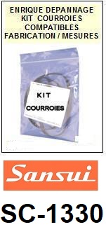 SANSUI-SC1330 SC-1330-COURROIES-ET-KITS-COURROIES-COMPATIBLES