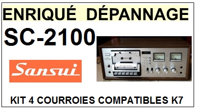 SANSUI-SC2100 SC-2100-COURROIES-ET-KITS-COURROIES-COMPATIBLES
