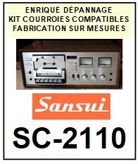 SANSUI-SC2110 SC-2110-COURROIES-ET-KITS-COURROIES-COMPATIBLES