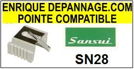 SANSUI-SN28-POINTES-DE-LECTURE-DIAMANTS-SAPHIRS-COMPATIBLES