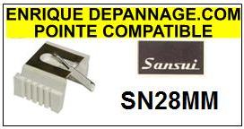 SANSUI-SN28MM-POINTES-DE-LECTURE-DIAMANTS-SAPHIRS-COMPATIBLES