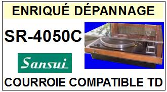 SANSUI-SR4050C SR-4050C-COURROIES-COMPATIBLES