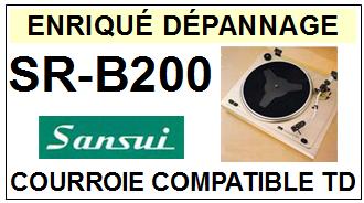 SANSUI-SRB200 SR-B200-COURROIES-COMPATIBLES