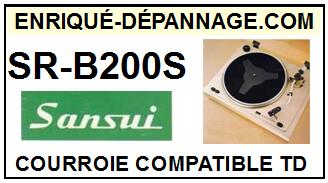 SANSUI-SRB200S SR-B200S-COURROIES-COMPATIBLES