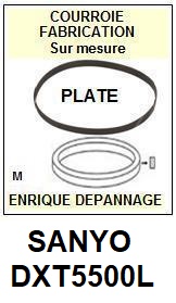SANYO-DXT5500L-COURROIES-COMPATIBLES