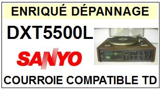 SANYO-DXT5500L-COURROIES-COMPATIBLES