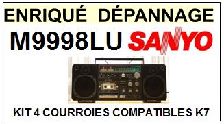 SANYO-M9998LU-COURROIES-COMPATIBLES