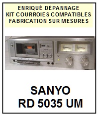 SANYO-RD5035UM-COURROIES-COMPATIBLES