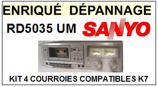 SANYO-RD5035UM-COURROIES-COMPATIBLES