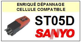 SANYO<br> ST05D  Cellule (cartridge) diamant Sphrique <BR><small>s+cel 2015-08</small>