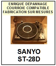 SANYO-ST28D ST-28D-COURROIES-COMPATIBLES