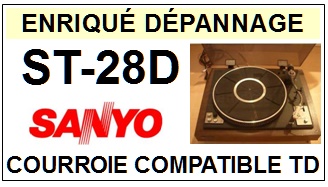 SANYO-ST28D ST-28D-COURROIES-ET-KITS-COURROIES-COMPATIBLES