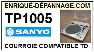 SANYO-TP1005-COURROIES-COMPATIBLES