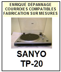 SANYO-TP20 TP-20-COURROIES-COMPATIBLES