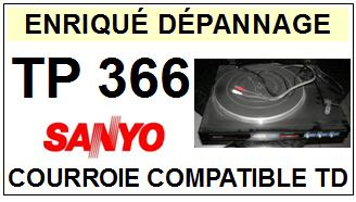 SANYO-TP366-COURROIES-COMPATIBLES