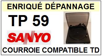 SANYO-TP59-COURROIES-COMPATIBLES