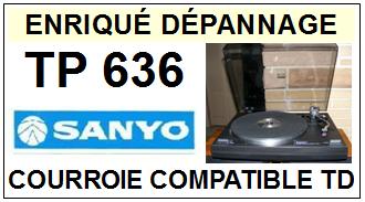 SANYO-TP636-COURROIES-COMPATIBLES