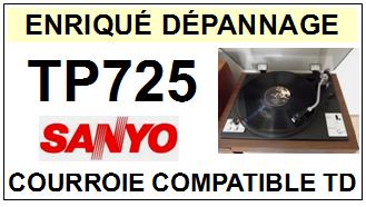 SANYO-TP725-COURROIES-COMPATIBLES