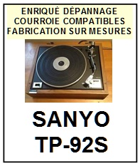 SANYO-TP92S TP-92S-COURROIES-COMPATIBLES