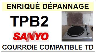 SANYO-TPB2-COURROIES-COMPATIBLES