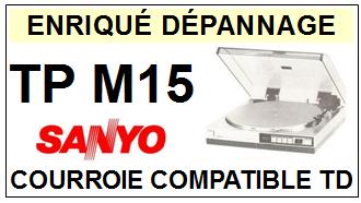 SANYO-TPM15-COURROIES-COMPATIBLES