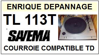 SAVEMA-TL113T TL-113T-COURROIES-COMPATIBLES