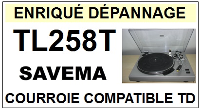 SAVEMA-TL258T-COURROIES-COMPATIBLES